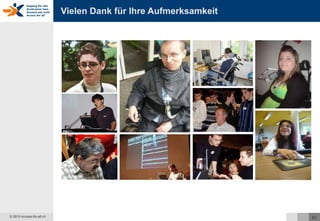 Vielen Dank für Ihre Aufmerksamkeit 