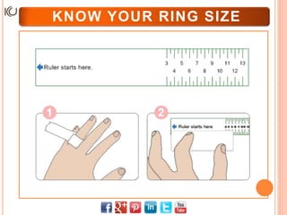 KNOW YOUR RING SIZE
 