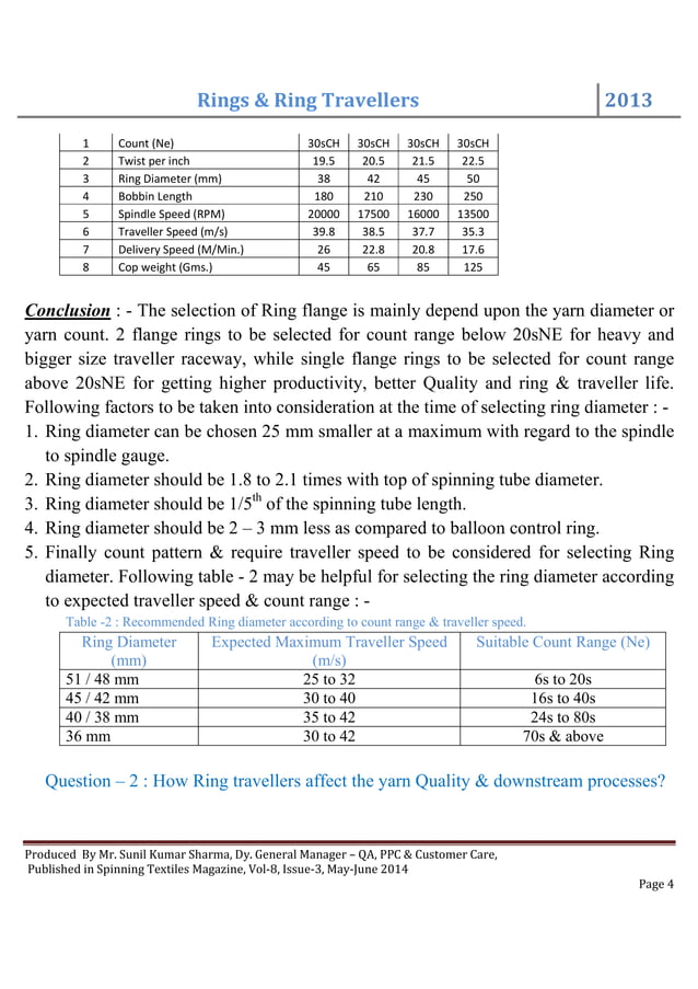 Spinning Rings & Ring Travellers PDF