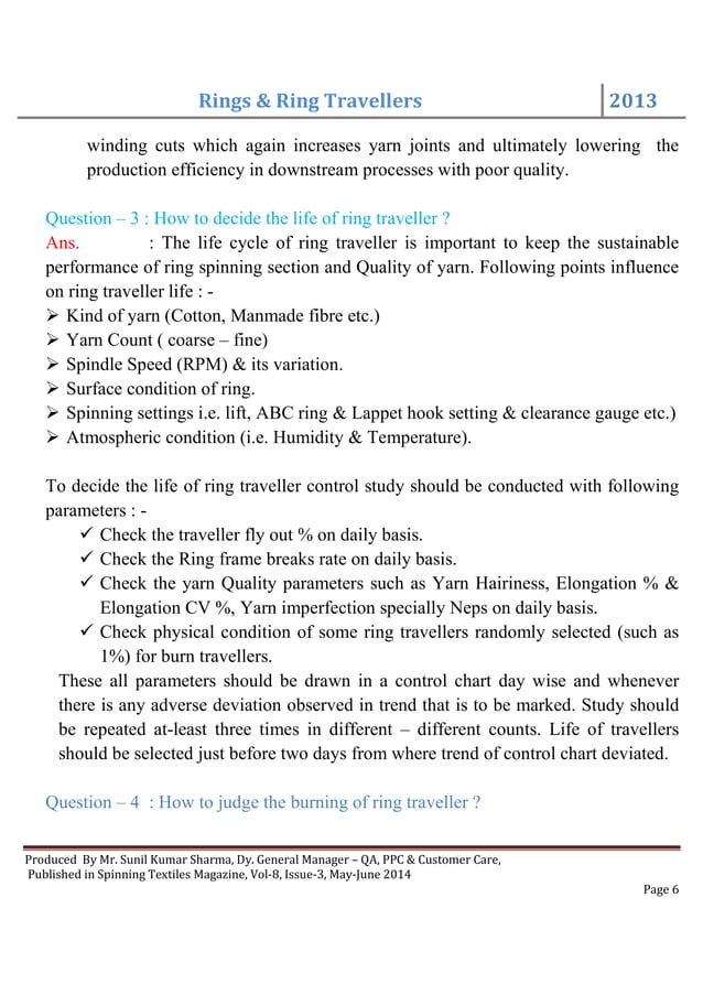 Spinning Rings & Ring Travellers PDF