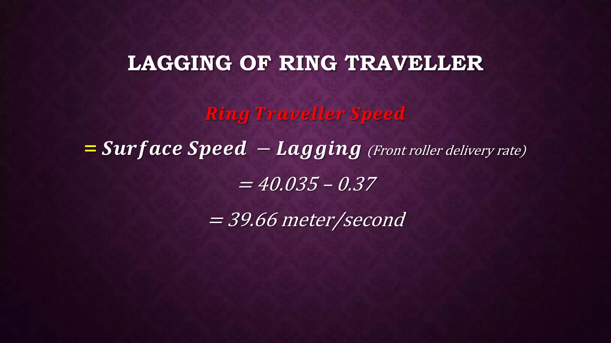 Ring Traveller Lagging Calculation.pptx