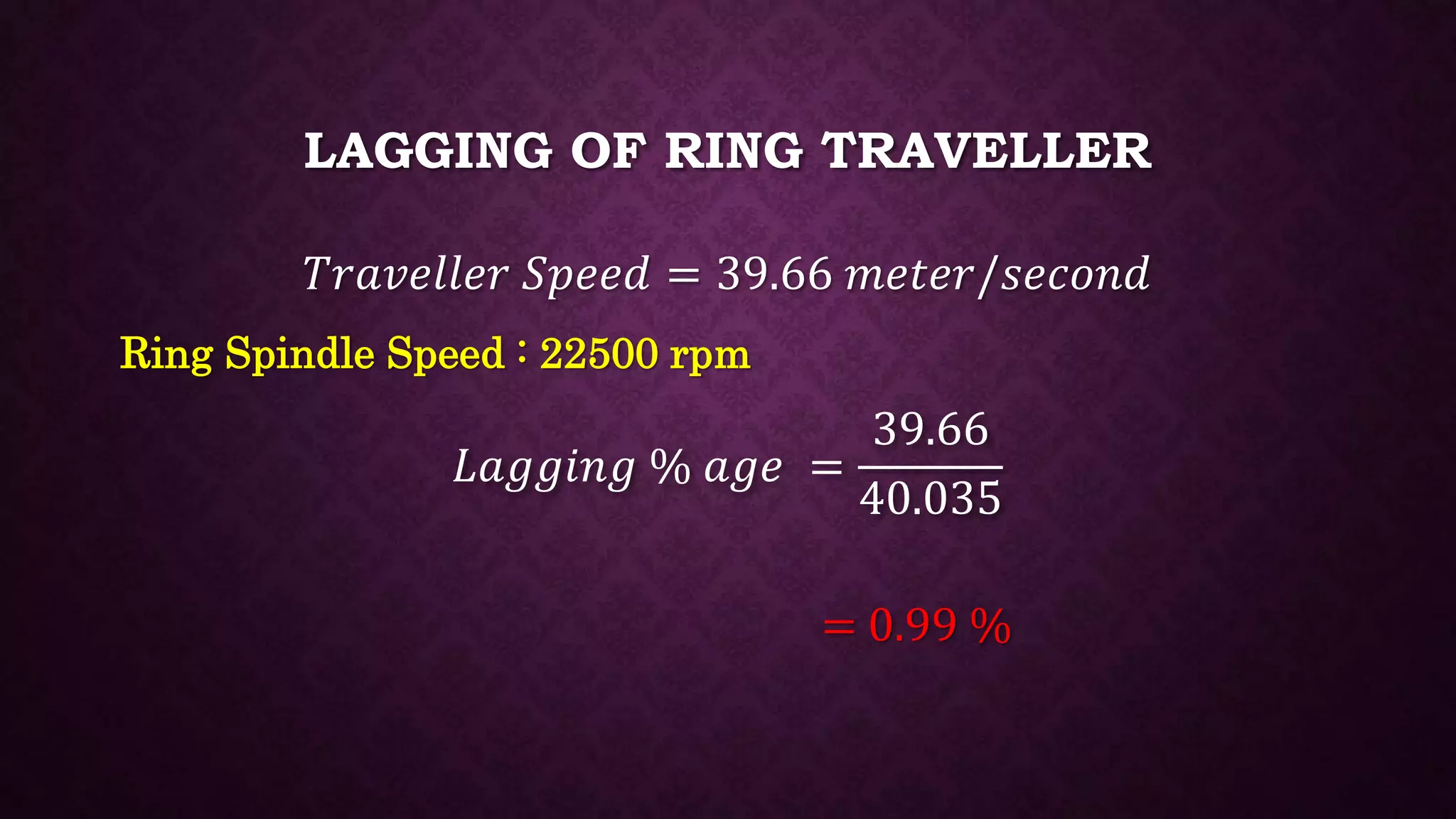 Ring Traveller Lagging Calculation.pptx