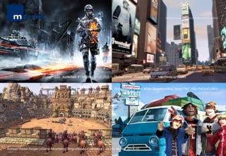 MHMK Macromedia Hochschule für Medien und Kommunikation




                         (Screenshot: „Battlefield 3“; http://bit.ly/vdCj5U)   (Screenshot: „Grand Theft IV“; http://www.ign.com)


                        (Screenshot: „Die Siedler 7“; http://bit.ly/s3ZV1S)    (Screenshot: Shaun White Snowboarding: Road Trip“; http://bit.ly/s7u8Kl)




Andreas Hebbel-Seeger | eGame-Advertising | Ringvorlesung eCommerce | Uni-HH, 10. Nov. 2011 | 43
 