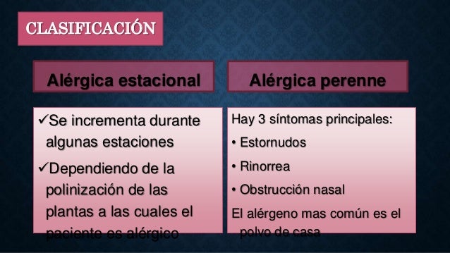 Rinitis alergica