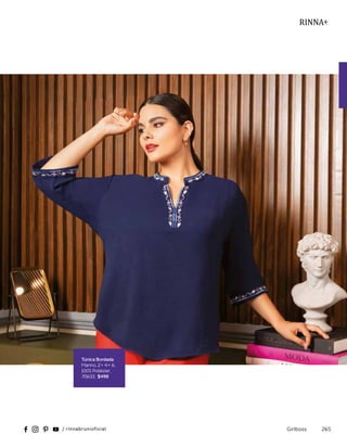 Túnica Bordada
Marino, 2 • 4 • 6,
100% Poliéster,
70633, $498
265
Girlboss
 