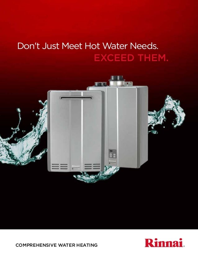 Rinnai Ruc98i Tankless Water Heater