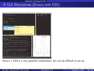 Introduction to the R Statistical Computing Environment | PDF