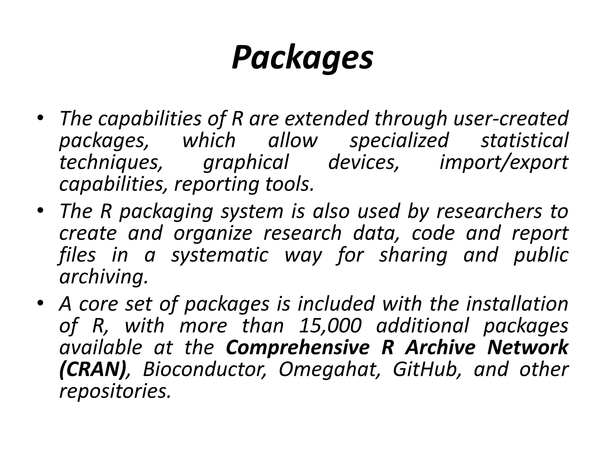 R introduction | PPT