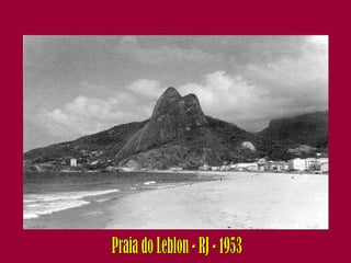 Praia do Leblon - RJ - 1953 