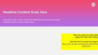 Confidential and Proprietary. Do not distribute without Couchbase consent. © Couchbase 2018. All rights reserved. 230
Headline Content Goes Here
Lorem ipsum dolor sit amet, consectetur adipiscing elit, sed do eiusmod tempor
incididunt ut labore et dolore magna aliqua.
Click icon above to insert photo
(DELETE THIS TEXT BOX)
Use this link to access the image lib
https://drive.google.com/open?id=0B3tU353k
ZtSlpFSVk
 