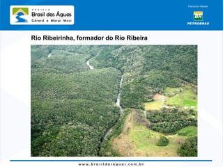 Rio Ribeirinha, formador do Rio Ribeira 