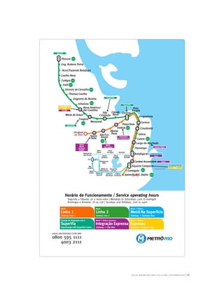 RIO DE JANEIRO NOC/NPC VISIT GUIDE | SEPTEMBER 2013 21
 