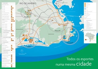 1   região da barra

Parque Olímpico do rio
                                                        Rio de Janeiro                                                  Aeroporto Internacional do Rio de Janeiro
                                                                                                                                                                                                                      VO

                                                                                                                                                                                                                      VM
                                                                                                                                                                                                                             Vila Olímpica


                                                                                                                                                                                                                             Vila de Mídia da Barra

                                                                                                                                                                                                                      IBC/   IBC / MPC
COT - Hall 1                                                                                                                                                                                                          MPC

                                                                                                                                                                                                                             Aeroporto
COT - Hall 2
                                                                                                                                                                                                                             Porto

COT - Hall 3
                                                                                                                                                                                                                             Live Sites

COT - Hall 4
                                                                                                                                                                    Baía de Guanabara                                        Estação Internacional de Transfer


Centro Olímpico de Hockey                                                                                                                                                                                                    Autoestradas

                                                                                                                                                                                                                             Principais vias urbanas
Centro Olímpico de Tênis
                                                                                                                                                                                                                             Trens de subúrbio
Velódromo Olímpico do Rio                                                                                                                                              Ponte Rio-Ni
                                                                                                                                                                                    terói                                    Metrô

                                                                                                                                                                                                                             BRT
Parque Aquático Maria Lenk
                                                                                                                                                                                                                             Rede de Faixas Exclusivas
Estádio Olímpico de Desportos
Aquáticos
                                                                                                                                                                                                                             HOTÉIS DA FAMÍLIA OLÍMPICA
Arena Olímpica do Rio
                                                                                                                                                                                                                       A     Caesar Park
                                                                                                                                                                                                                       B     Hotel Sol Ipanema
Riocentro
                                                                                                                                                                                                                       C     Fasano Rio de Janeiro
                                                                                                                                                                                                                       D     Sofitel Rio de Janeiro Copacabana
Riocentro - Pavilhão 2
                                                                                                                                                                                                                       E     Golden Tulip Regente
                                                                                                                                                                                                                       F     Hotel Windsor Miramar Palace
Riocentro - Pavilhão 3                                                                                                                                                                      Aeroporto Santos Dumont
                                                                                                                                                                                                                       G     Rio Othon Palace
                                                                                                                                                                                                                       H     Hotel Pestana Rio Atlântica
Riocentro - Pavilhão 4                                                                                                                                                                                                 I     Hotel Windsor Excelsior Copacabana
                                                                                                                                                                                                                       J     Hotel Copacabana Palace
Riocentro - Pavilhão 6                   Parque Nacional da Pedra Branca


2    LAGOA RODRIGO DE FREITAS

                                                                                                                                                                                                                                                                      BRASIL
 3   região copacabana

Estádio de Copacabana                                                      Parque Nacional da Tijuca


Forte de Copacabana
                                                                                                                                                                                                                                                             Salvador
                                                                                                                                                                                                                                                  Brasília
4 região parque do flamengo
                                                                                                                                                                                                                                                                 Belo Horizonte
Marina da Glória                                                                                                                                                                                                                                 São Paulo
                                                                                                                                                                                                                                Futebol
                                                                                                                                                                                                                                                                 Rio de Janeiro
Parque do Flamengo

 5 região maracanã

Maracanã

                                                                                                                                       o
Estádio do Maracanã                                                                                                               ic
                                                                                                                             nt
                                                                                                                   A   tlâ
Ginásio do Maracanãzinho                                                                                     ano
                                                                                                       Oce
Sambódromo

6    estádio JOÃO HAVELANGE

7    região deodoro

parque radical do rio

Parque Olímpico de Mountain Bike

Centro Olímpico de BMX

Estádio Olímpico
de Canoagem Slalom

Centro Nacional de hipismo                                                                                     Todos os esportes
                                                                                                         numa mesma cidade
Centro Nacional de tiro

parque de pentlatlo moderno de Deodoro

Arena de Deodoro

Parque de Pentatlo Moderno                                                                                                                                                                                                                                              18 | 19
de Deodoro
 