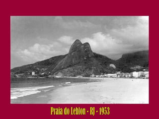 Praia do Leblon - RJ - 1953 