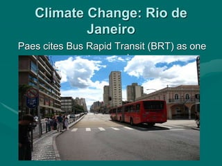 Rio de janeiro and climate change | PPTX