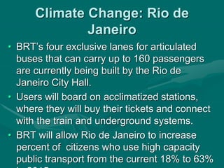 Rio de janeiro and climate change | PPTX
