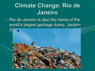 Rio de janeiro and climate change | PPTX