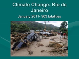 Rio de janeiro and climate change | PPTX
