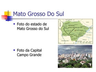 Mato Grosso Do Sul Foto do estado de Mato Grosso do Sul Foto da Capital Campo Grande 
