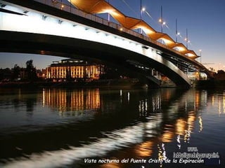 Vista nocturna del Puente Cristo de la Expiración  www. laboutiquedelpowerpoint. com 