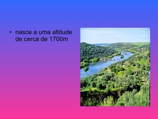 nasce a uma altitude de cerca de 1700m  