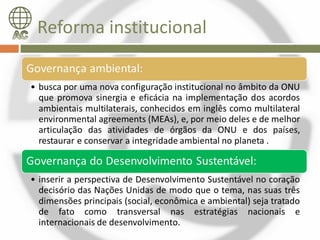 Reforma institucional
 