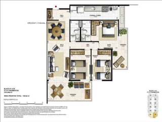 105,62m², 3 dorms, 1 suítes
 