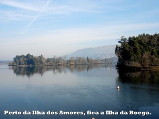 Perto da Ilha dos Amores, fica a Ilha da Boega.Perto da Ilha dos Amores, fica a Ilha da Boega.
 