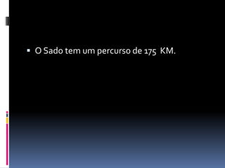 O Sado tem um percurso de 175  KM.