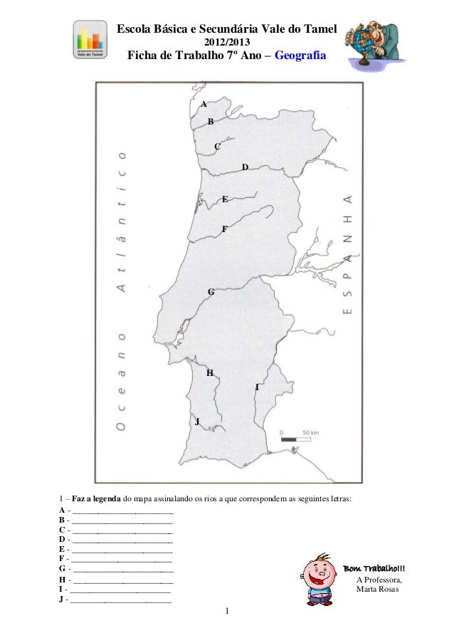 Rios portugueses fichatrabalho Rios portugueses fichatrabalho