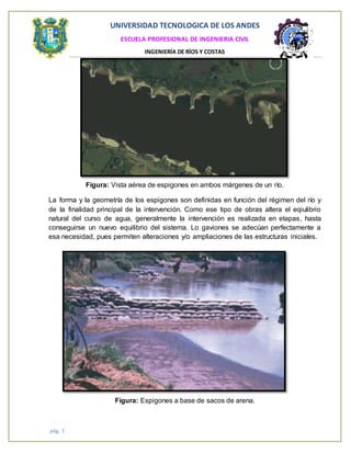 Espigones (definición -clasificación-tipos-usos) | DOCX