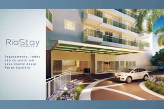 Seguramente, todos
vão se sentir em
casa diante desse
Porte-Cochère.
 