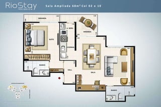 Sala Ampliada 68m2 Col 02 e 10
 