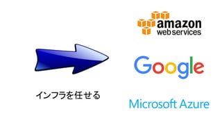 インフラを任せる
 