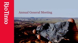 Annual General Meeting

17 April 2008
 
