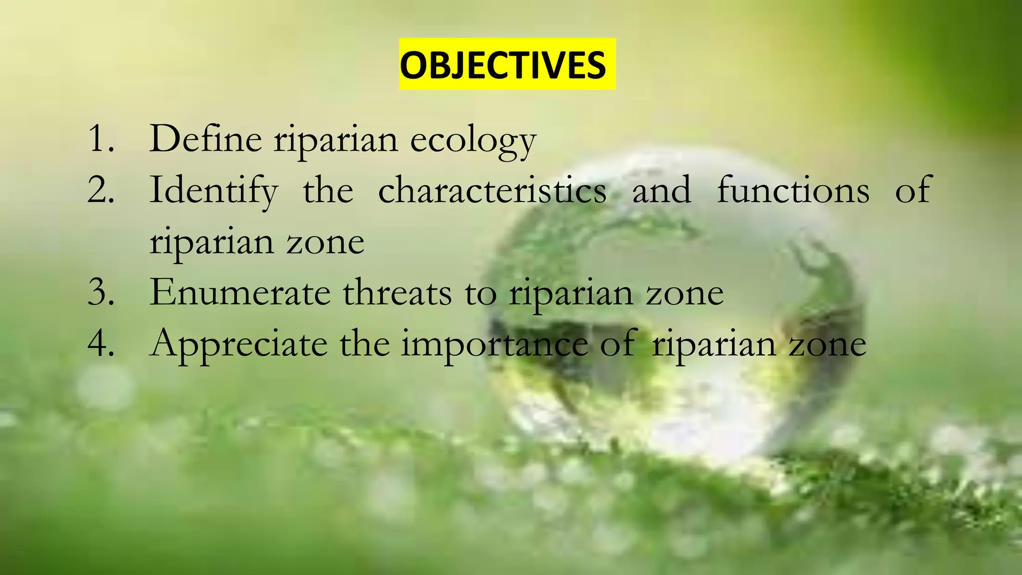 Riparian-Ecology-ppt-report . powerpoint presentation | PPTX