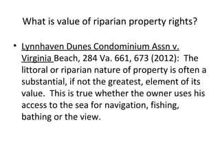 Riparian Property Rights | PPT