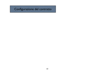 Conﬁgurazione del contratto




                       61
 