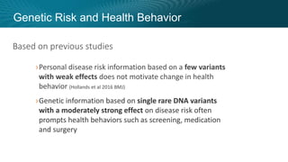 Samuli Ripatti Samuli Ripatti: Polygenic Risk and the GeneRisk Study | PDF