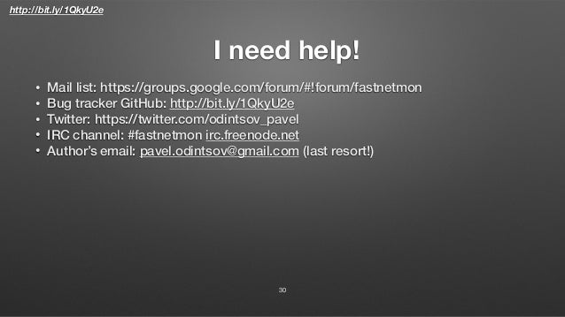 Ripe71 FastNetMon open source DoS / DDoS mitigation Slide 30