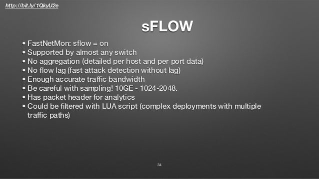Ripe71 FastNetMon open source DoS / DDoS mitigation Slide 34
