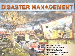 2
PRESENTED BY
DR RIPIKA SHARMA
POST GRADUATE
DEPARTMENT OF PUBLIC
HEALTH DENTISTRY
 