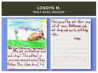 LONDYN M.
“WOLF SNAIL WONDER”
 
