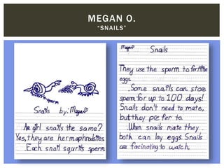 MEGAN O.
“SNAILS”
 