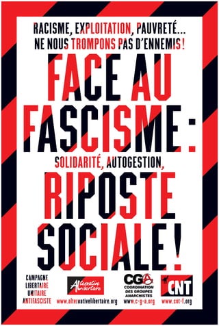 CLAF 2014 Riposte sociale antifasciste !