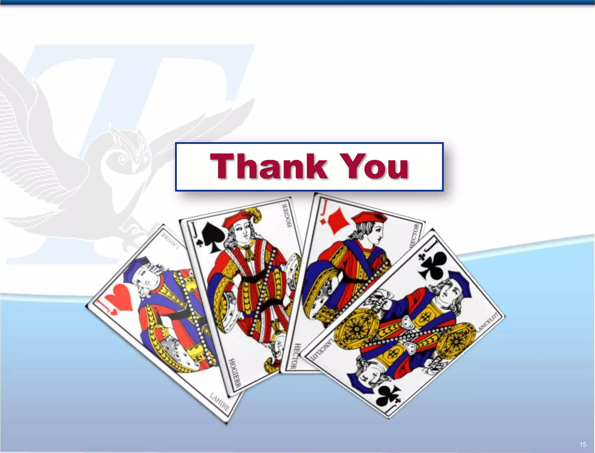 Thank You




PRT#116 06 January 2012    Approved for Public Release   15
 