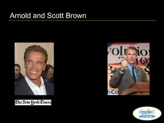 Arnold and Scott Brown