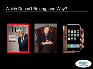 Which Doesn’t Belong, and Why?