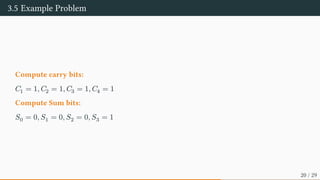 Ripple Carry and Carry Look Ahead Adder Presentation | PDF