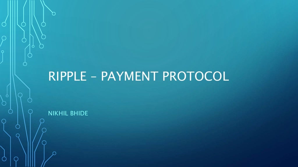 Ripple Payment Protocol